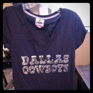Pink Victoria’s Secret Dallas cowboys shirt